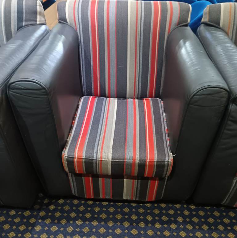 Armchairs and Sofas - Red, Green, Grey, Good Condition