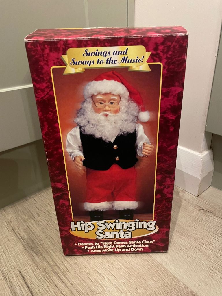 Singing Dancing Santa Clause Ornament