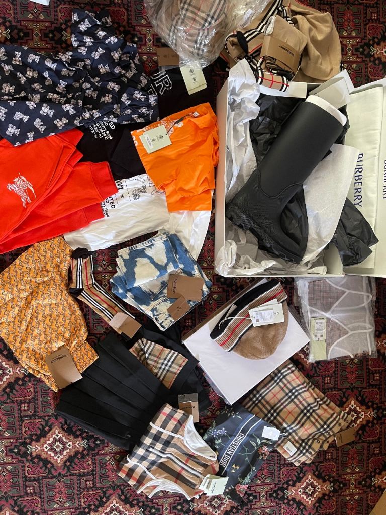 Burberry clothing bundle 