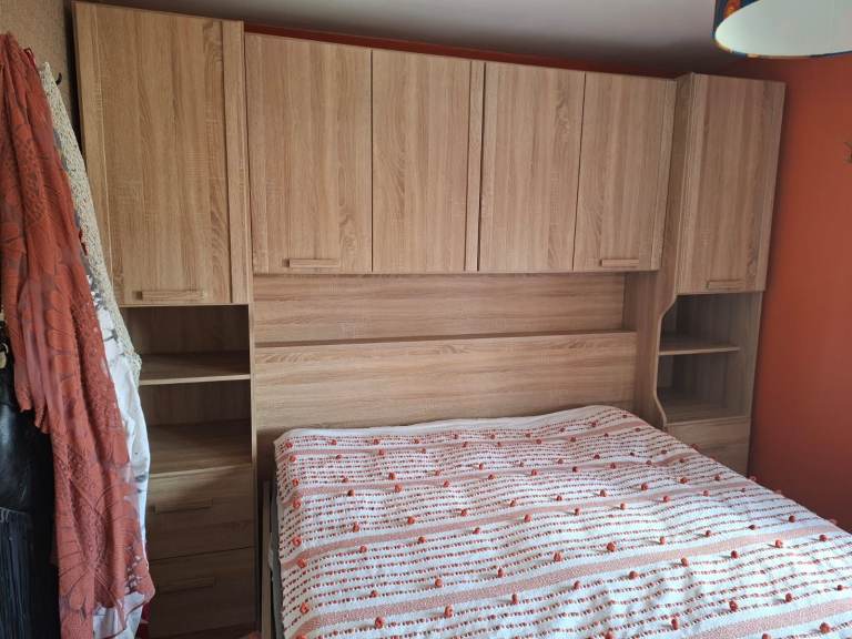 Rauch Rivera Over bed storage and king-size bed frame 