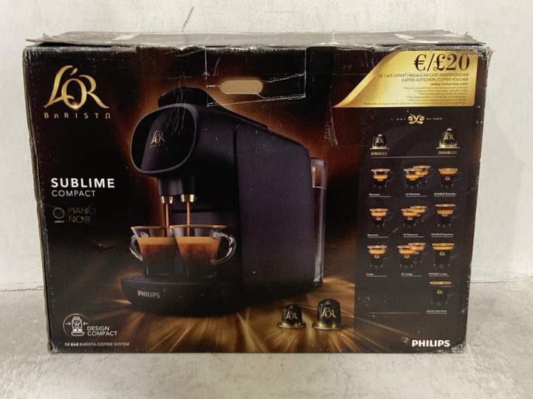  PHILIPS LOR BARISTA SUBLIME COMPACT COFFEE MACHINE BRAND NEW