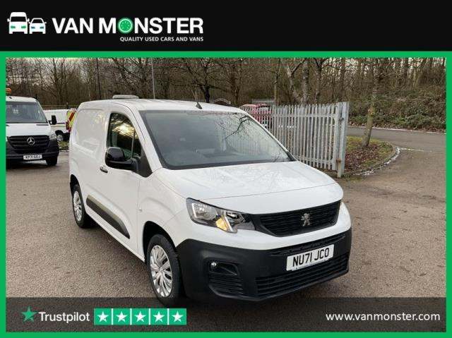 2022 Peugeot Partner 1000 1.5 BlueHDi 100 Professional Prem Van [6 Spd] PANEL VAN DIESEL Manual