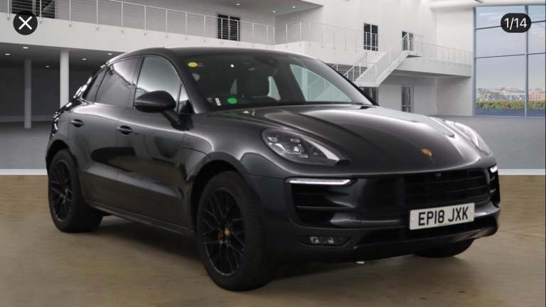 2018 Porsche Macan 3.0T V6 GTS SUV 5dr Petrol PDK 4WD Euro 6 (s/s) (360 ps)