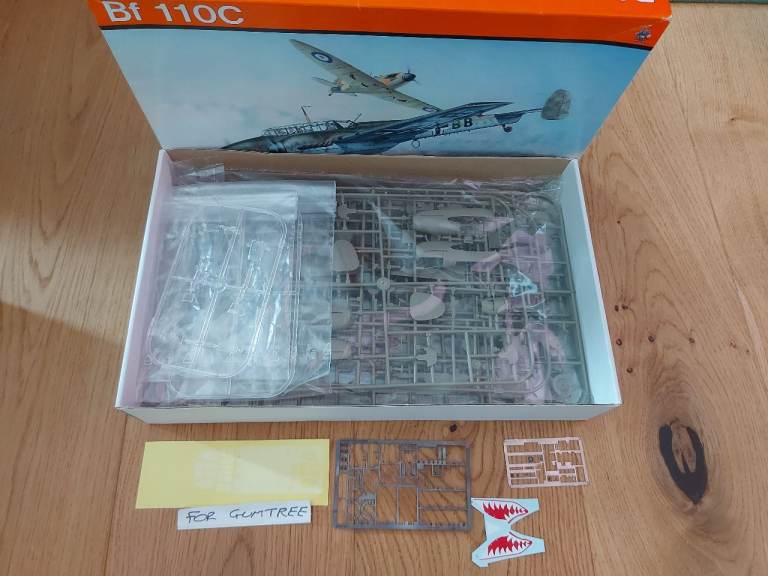 Eduard 1/48 Bf110C model kit for sale 