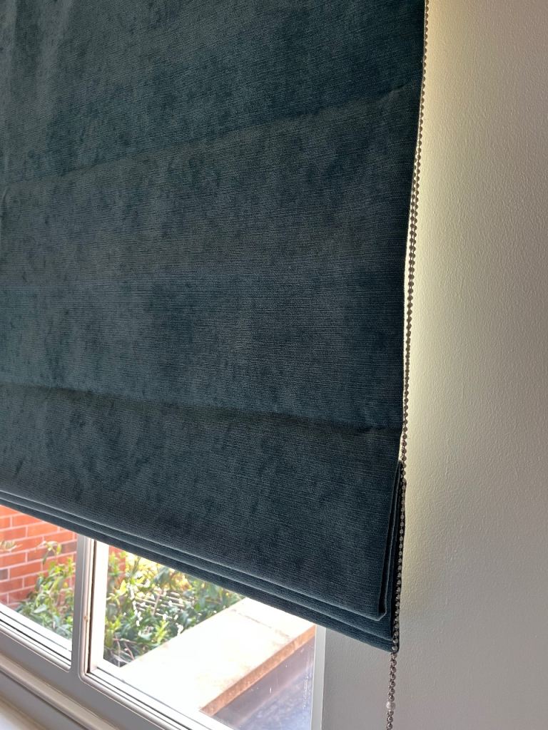 Velvet Roman blackout blind John Lewis 