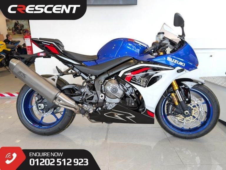2026 GSX-R1000R 40TH ANNIVERSARY EDITION - PEARL VIGOR BLUE / PEARL TECH WHITE