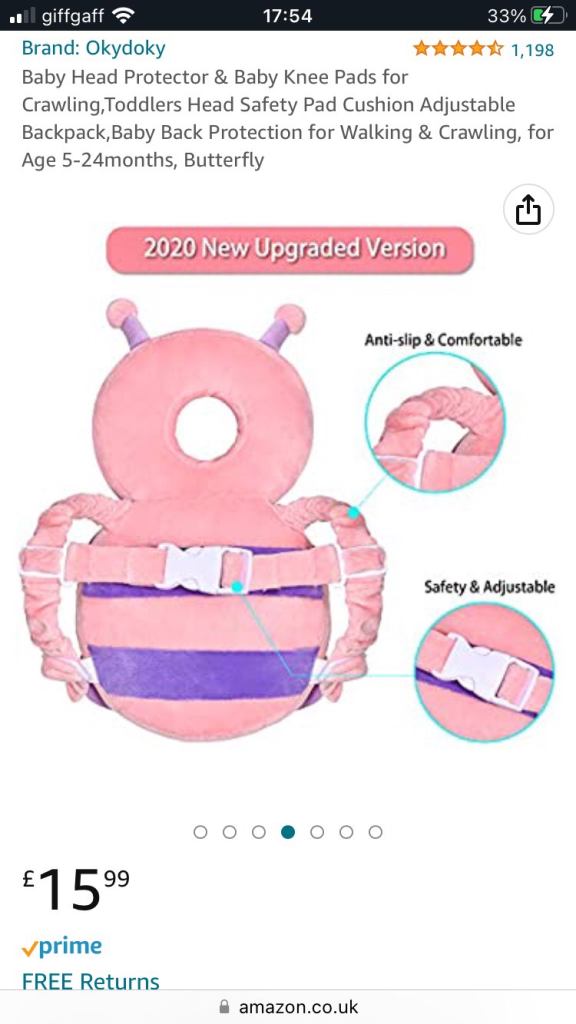 Baby head support pillow,brand new. Never opened. Kingswood BS15 