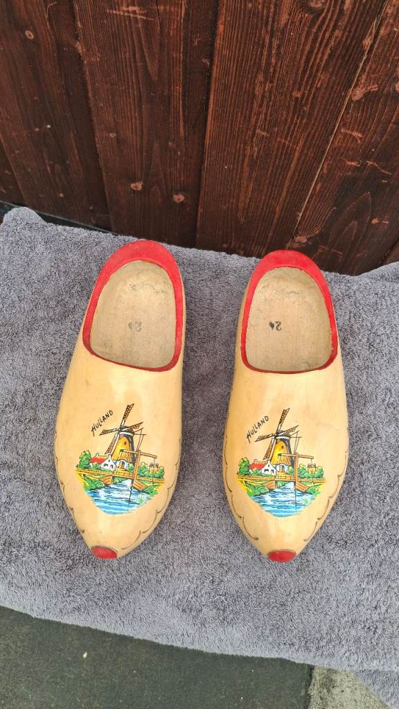 Pair of Vintage Wooden Clogs 