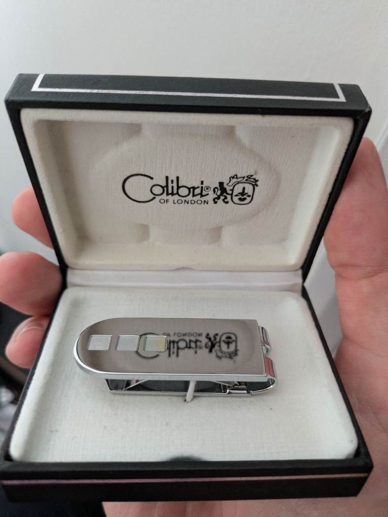Colibri of London Money Clip with Mother of Pearl Detail