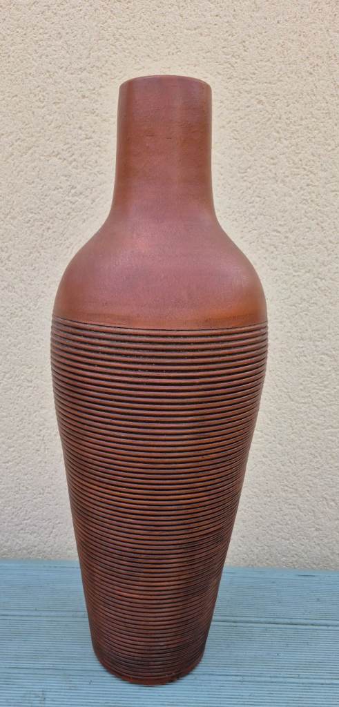 Tall porcelain floor vase