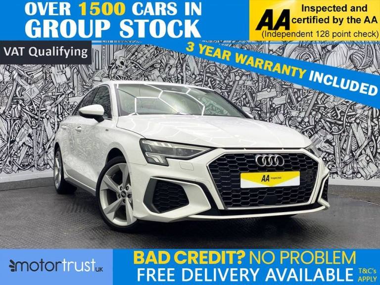 2021 Audi A3 1.0 TFSI 30 S line Saloon 4dr Petrol Manual Euro 6 (s/s) (110 ps) Saloon Petrol Manual