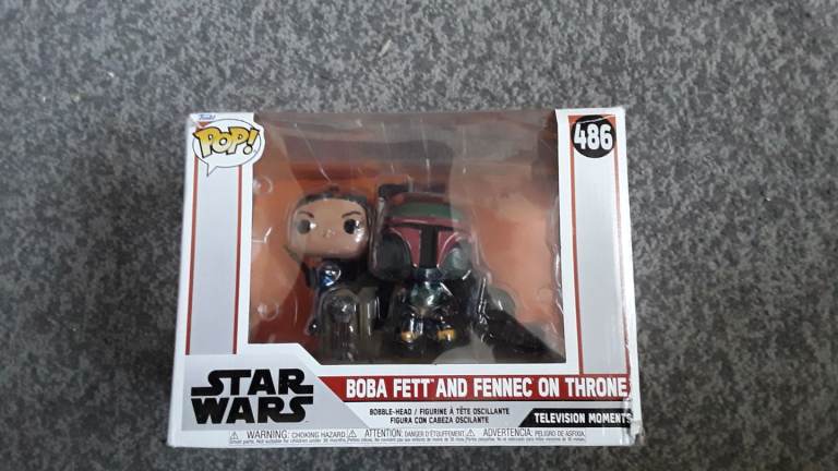 Funko Pop! Star Wars Boba Fett and Fennec on Throne - 486