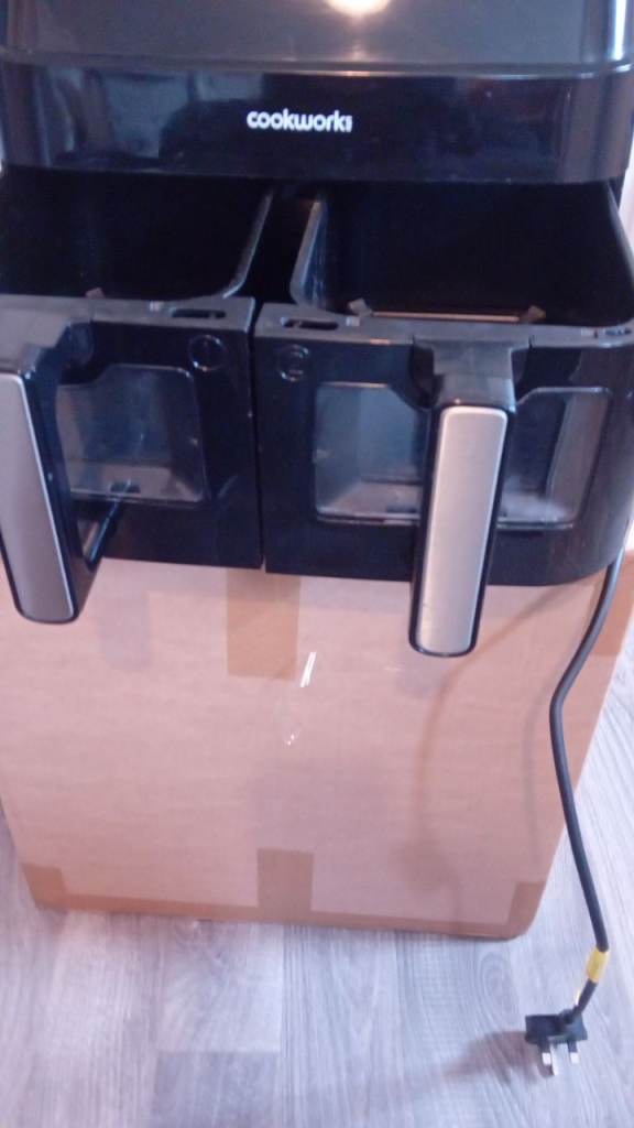 Cookworks Dual Air Fryer – Black, Good Condition