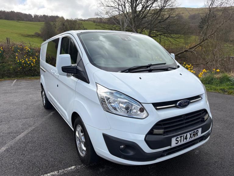 2014 Ford Transit Custom 2.2 TDCi 155ps Low Roof D/Cab Limited Van no vat  PANEL VAN Diesel Manual