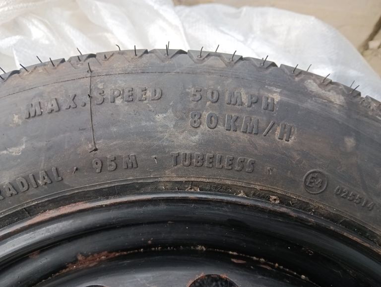 Continental space-saver spare wheel