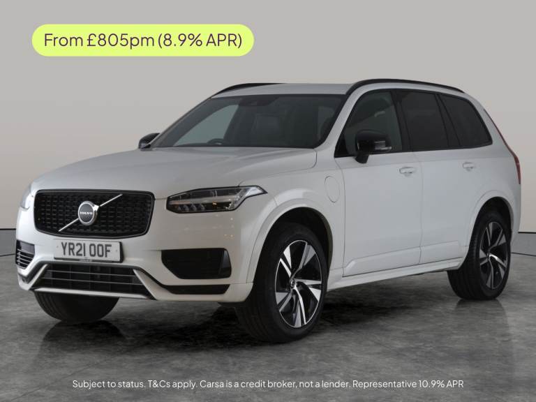 2021 Volvo XC90 2.0h T8 Twin Engine Recharge 11.6kWh R-Design SUV 5dr Petrol Plug-in Hybrid Suv P...