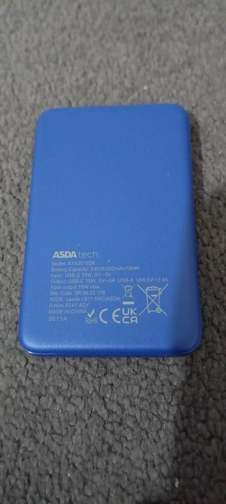 ASDA tech power bank