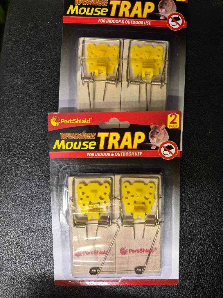 Mouse traps x2 packs 