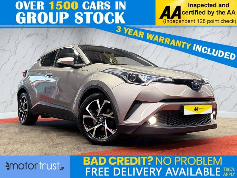 2018 Toyota C-HR 1.8 VVT-h Design SUV 5dr Petrol Hybrid CVT Euro 6 (s/s) (122 ps) HATCHBACK PETRO...