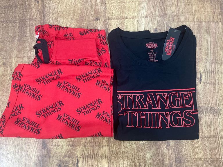 Stranger things Pyjamas Size Medium