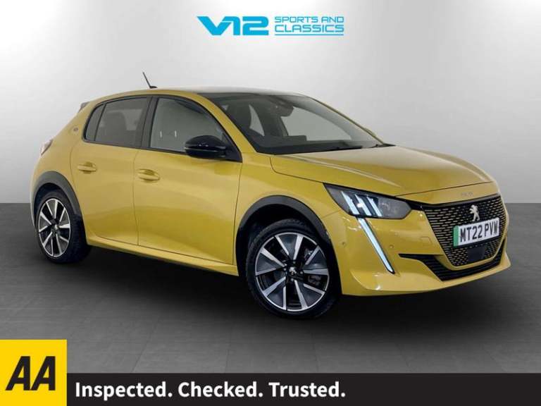2022 Peugeot E-208 50kWh GT Premium Auto 5dr (7kW Charger) Automatic Hatchback Electric Automatic