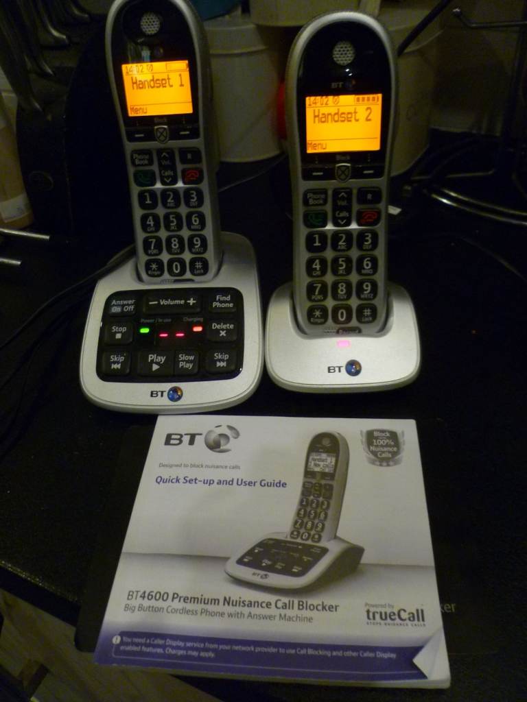 BT4600 Premium Nuisance Call Blocker Cordless Phones - Twin 