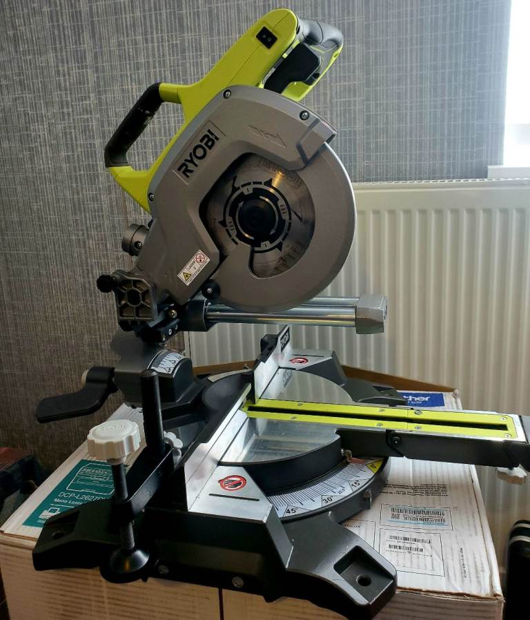 Ryobi ONE+ 216mm Sliding Mitre Saw 18V R18MS216-0 Tool Only