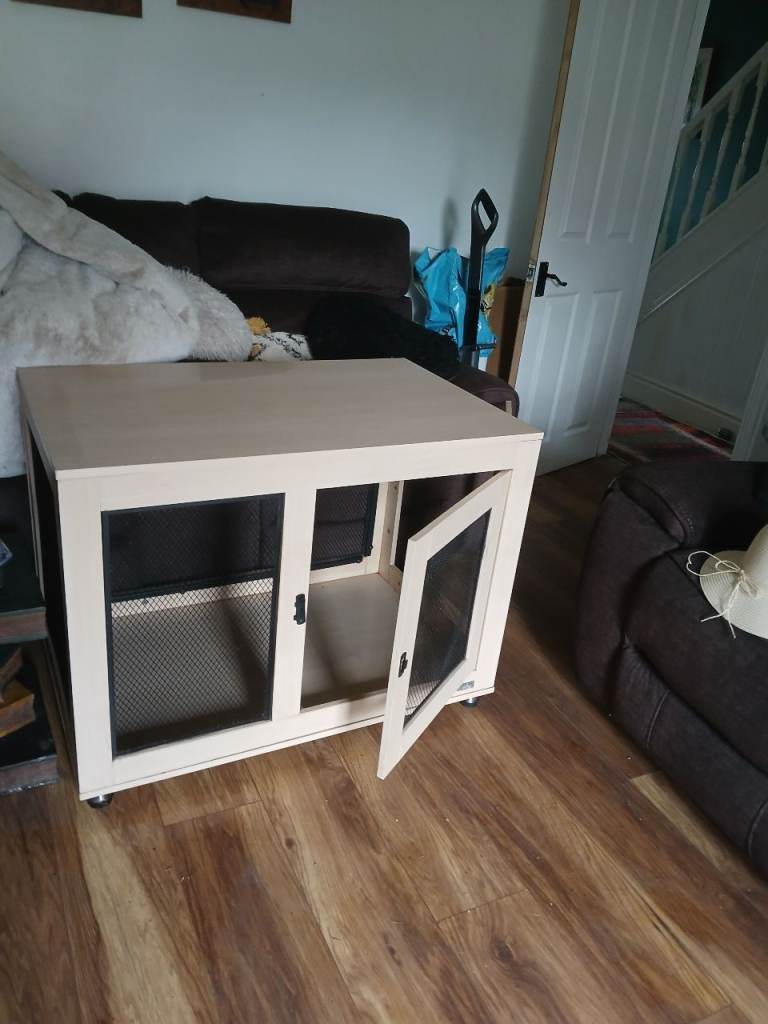 Living room dog crate