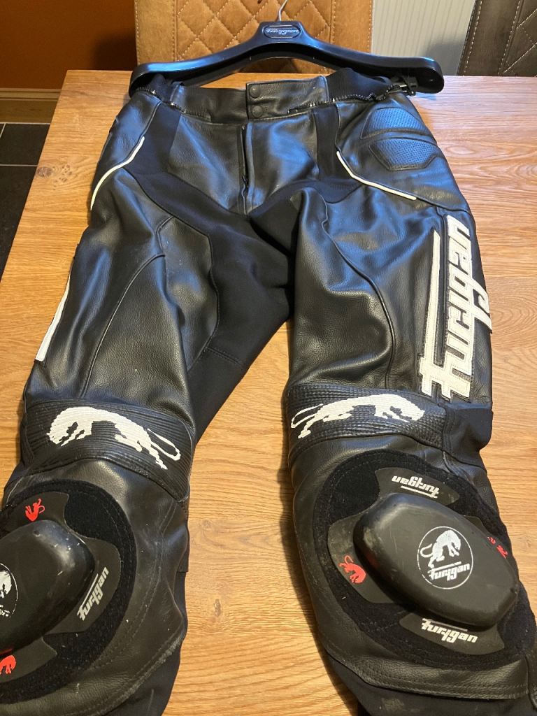 Furygang leather motorcycle suit.