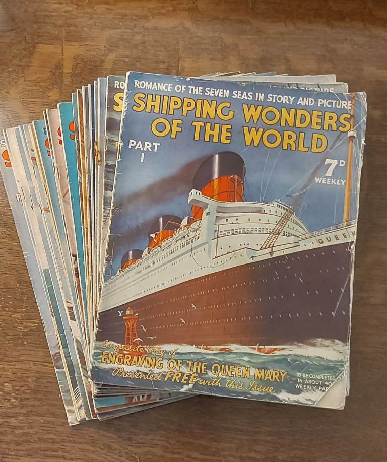 Rare & Vintage SHIPPING WONDERS OF THE WORLD Magazines no.s 1 - 22   COLLECTORS ITEM!