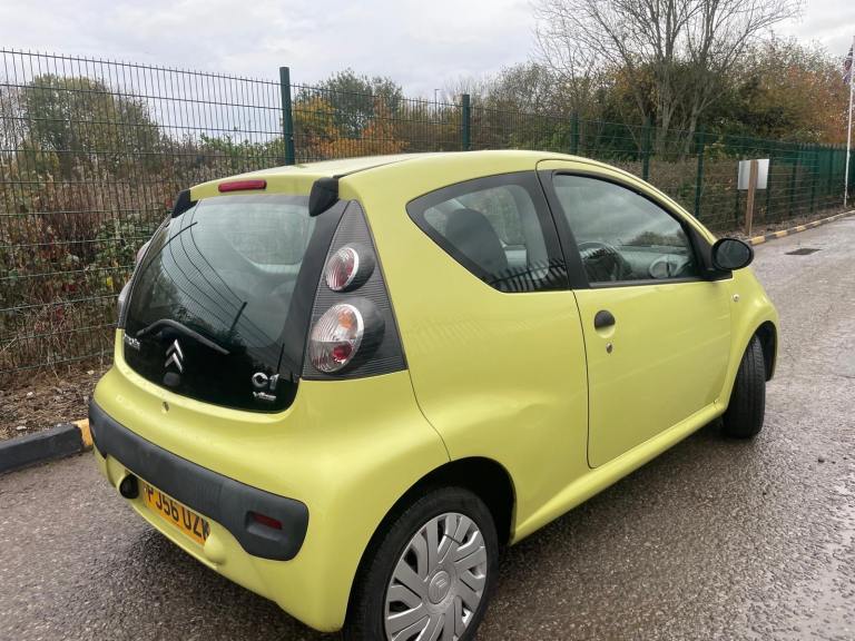CITROEN C1 1.0 VIBE 56 REG YELLOW 3 DOOR GENUINE 65296 MOT JULY 9TH 2026 TAX £20 LOW INSURANCE