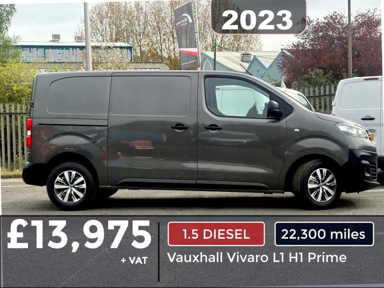 2023 Vauxhall Vivaro 2900 1.5d 100PS Prime H1 Van PANEL VAN Diesel Manual