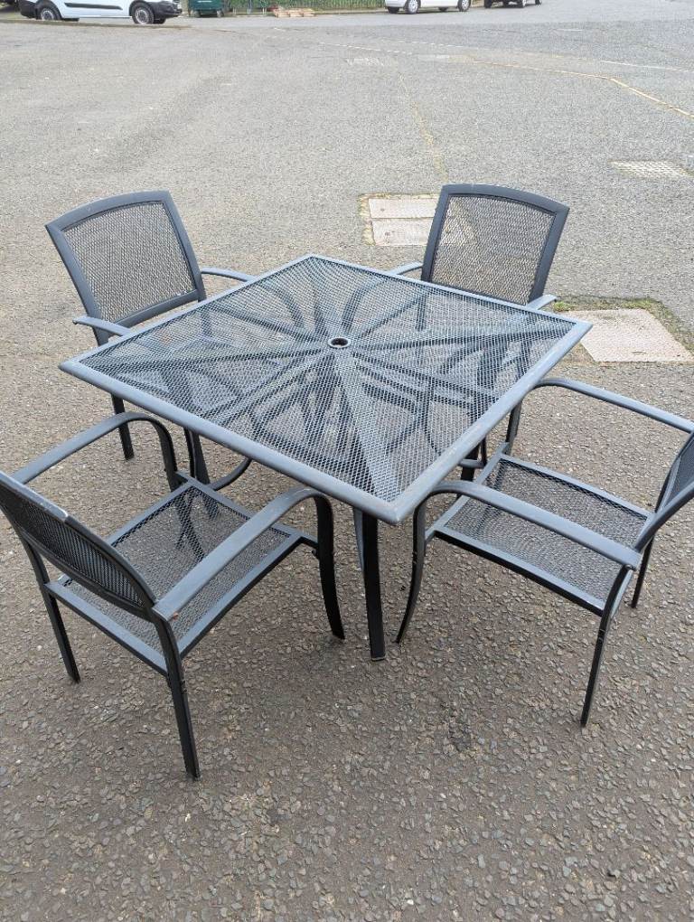 Aluminium Garden Table and Chairs 