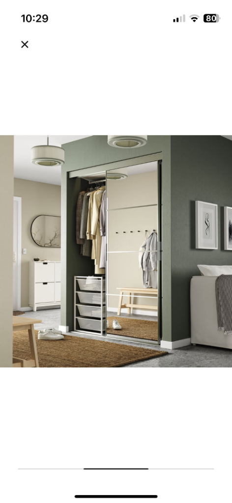 IKEA jonaxel storage combination / white drawers