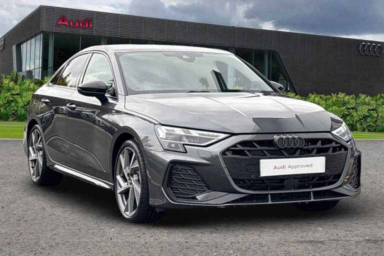 2025 Audi A3 35 TFSI Black Edition 4dr S Tronic Saloon Petrol Automatic