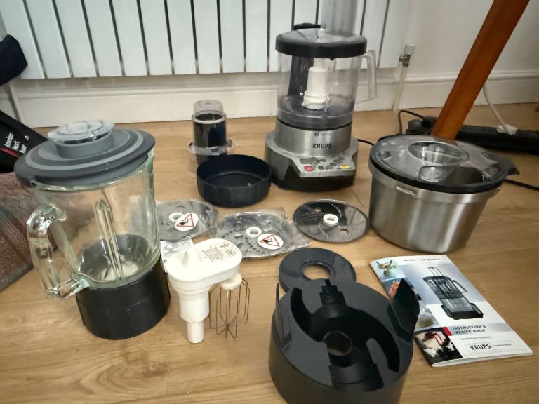 Krups Kitchen Food Processor, Blender, Grinder & Mixer Combo – Good Condition