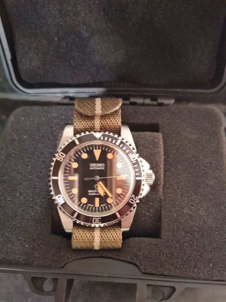 Seiko milsub mod watch 