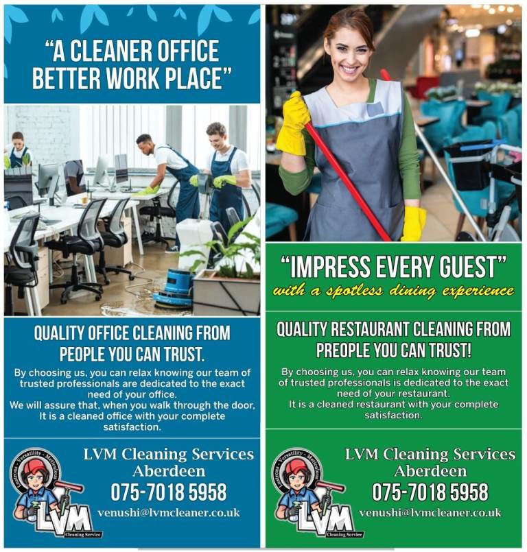 Commercial & Office Cleaning  - Aberdeen 