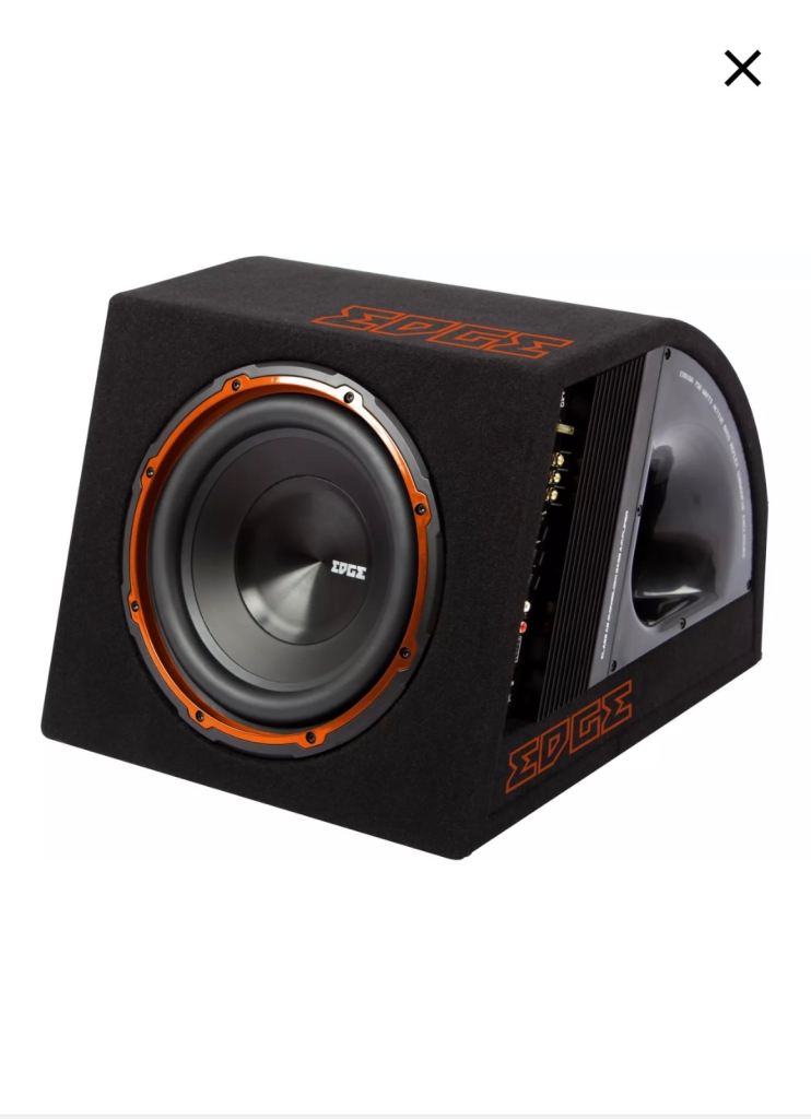 Car subwoofer with amp 