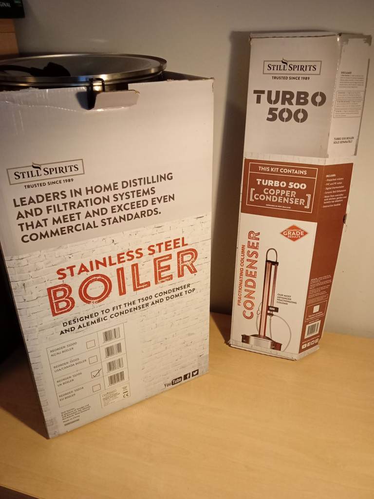 Still Spirits Turbo 500 Stainless Steel Boiler & Condenser – NEW