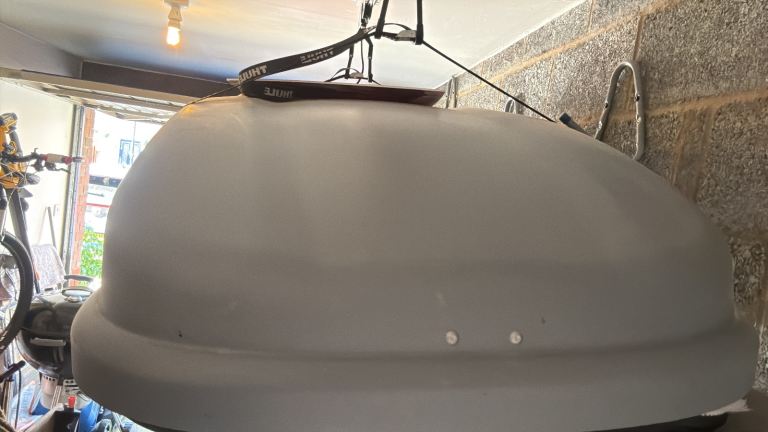 Halfords 420L Roof Box - Grey