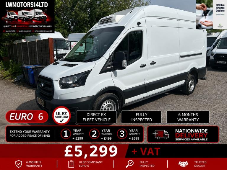 FORD TRANSIT 2.0 ECOBLUE LEADER L3H3 LWB HIROOF THERMO KING FRIDGE VAN 2022 71