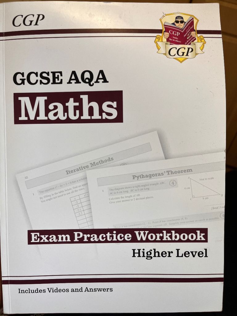 CGP GCSE AQA Maths Higher Level Exam Practice Workbook
