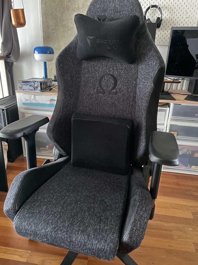 Secretlab OMEGA Gaming/Office Chair – Grey, Good Condition