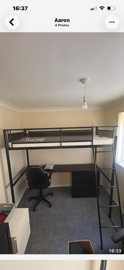 Gaming bed and accessories