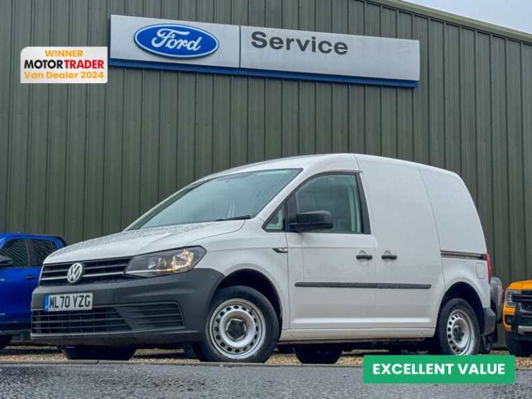 2020 Volkswagen Caddy SWB L1H1 Low Roof Startline C20 Air Con Sensors EURO 6 NO VAT Panel Van Die...