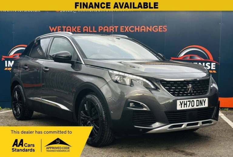 2020 Peugeot 3008 1.5 BlueHDi GT Line 5dr EAT8 HATCHBACK DIESEL Automatic