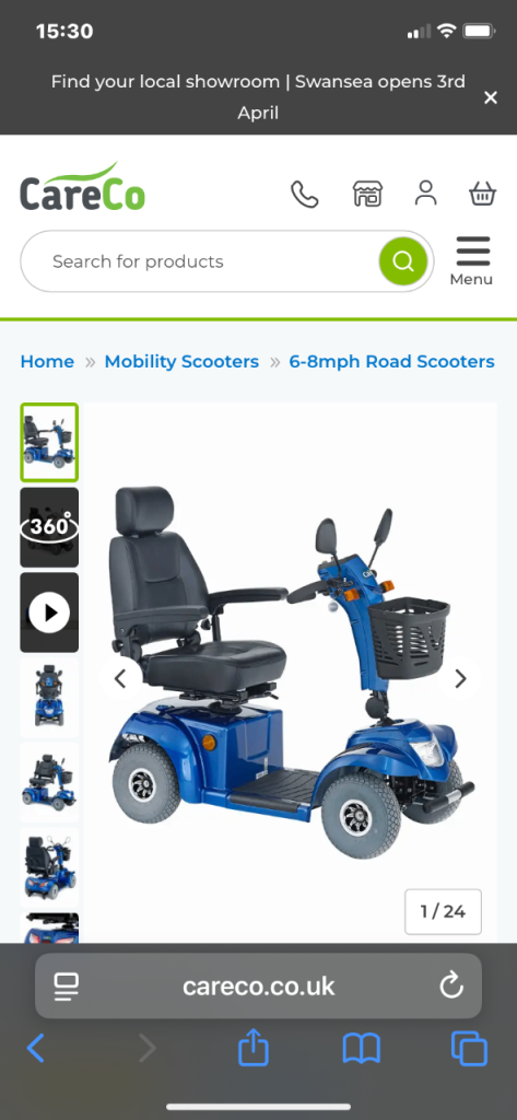 Mobility scooter