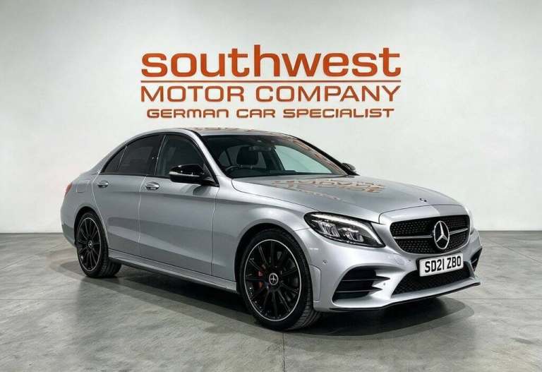 2021 Mercedes-Benz C Class 2.0 C220d AMG Line Night Edition (Premium) Saloon 4dr Diesel G-Tronic+...