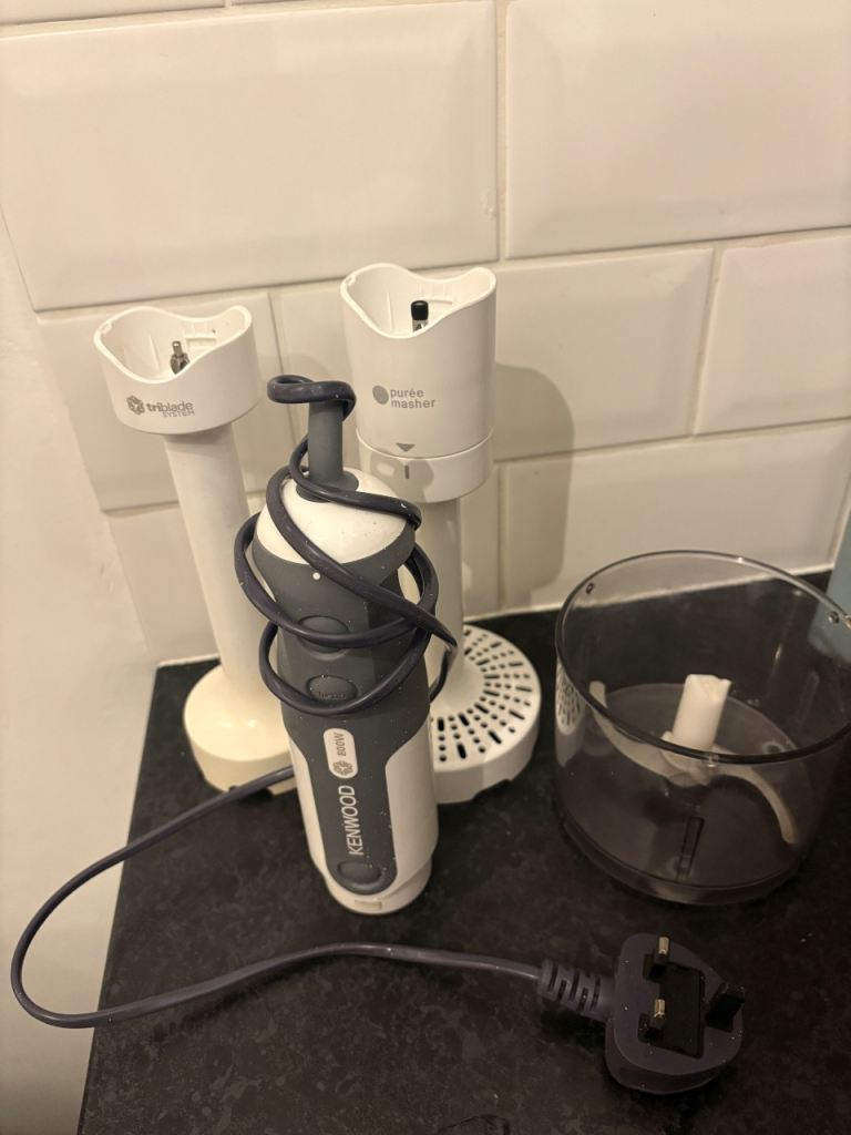 Kenwood Triblade Hand Blender Set - 600W, Good Condition